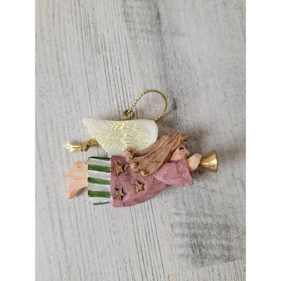 unbranded Other - Mini angel girl horn star ornament Xmas decor wing